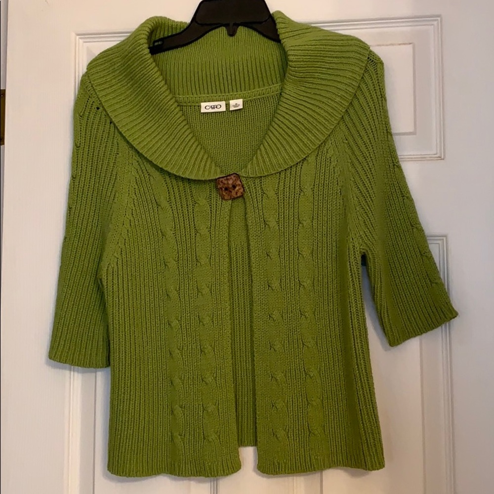 Green sweater